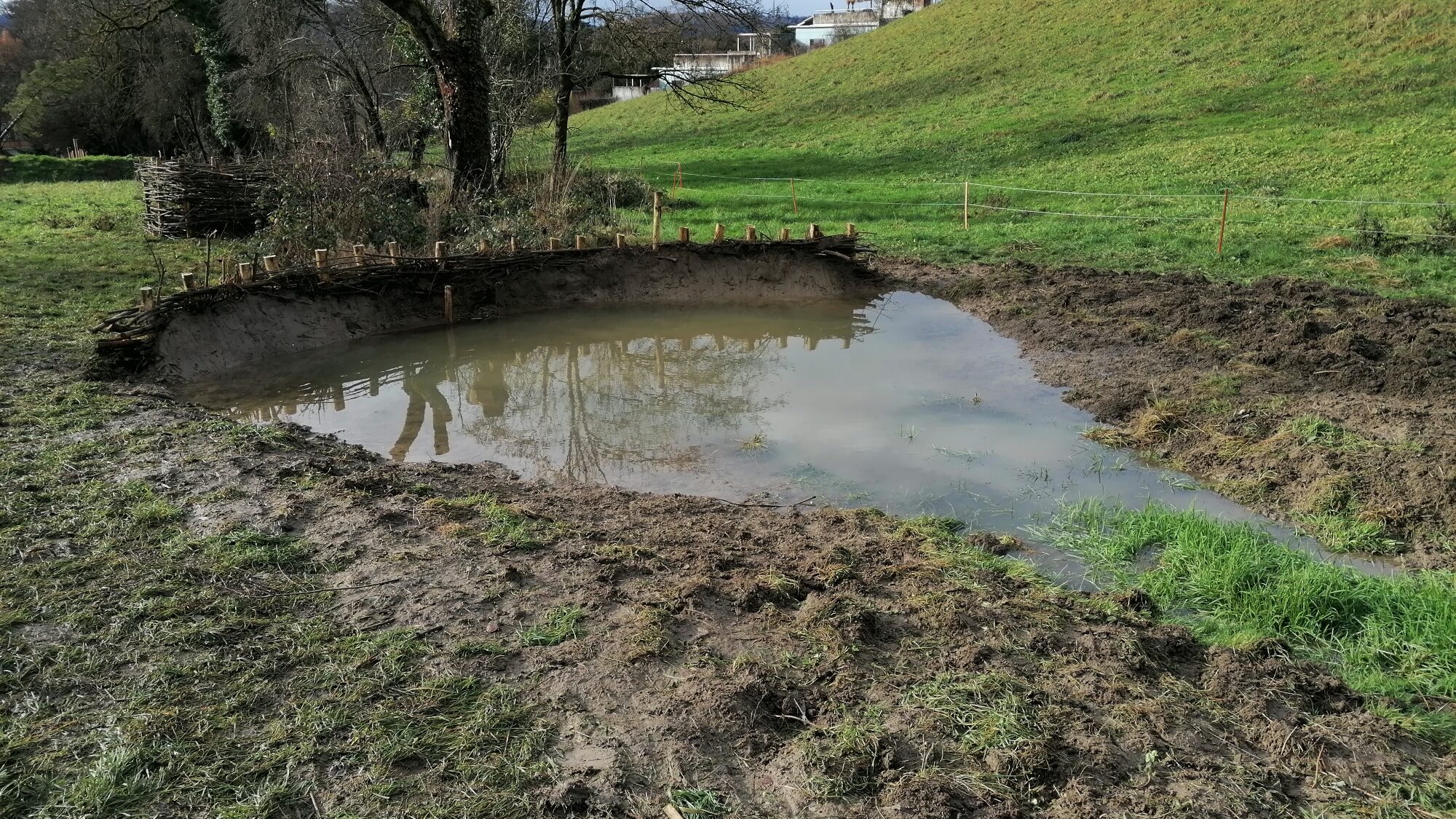 BDA gefüllt mit Wasser @HolingerAG